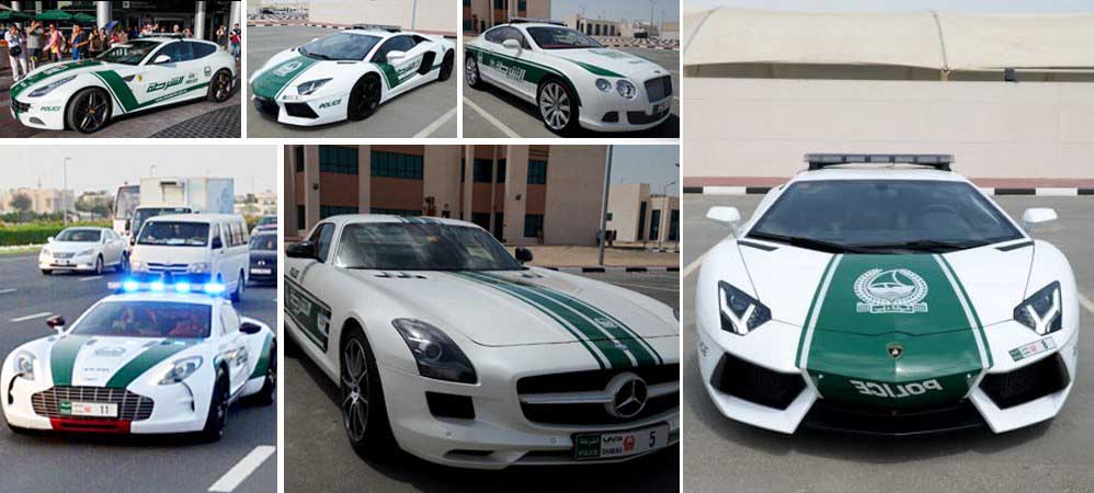 Polisi Dubai Patroli dengan Aston Martin, Ferrari dan Lambhorgini